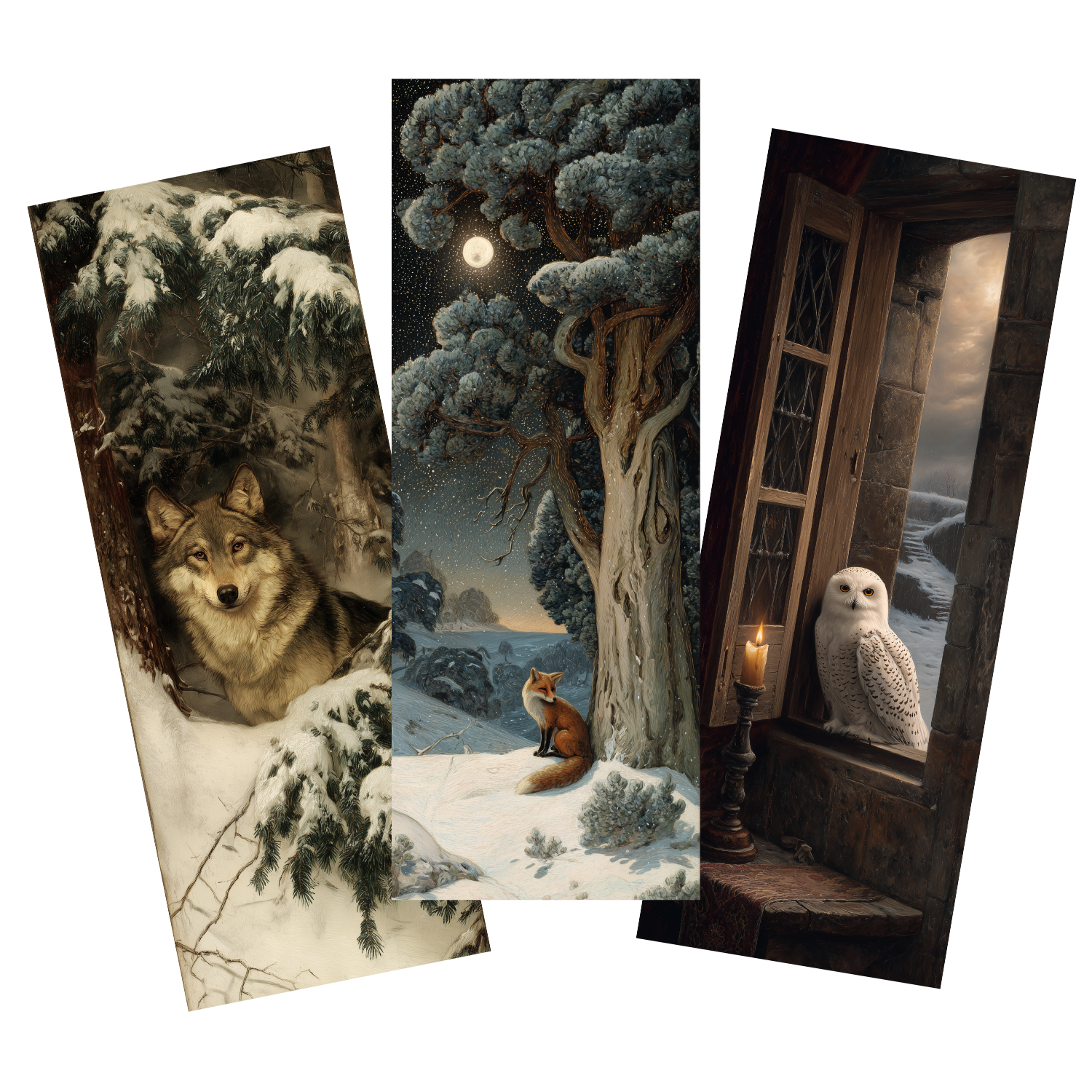 LESEZEICHEN-SET WINTER