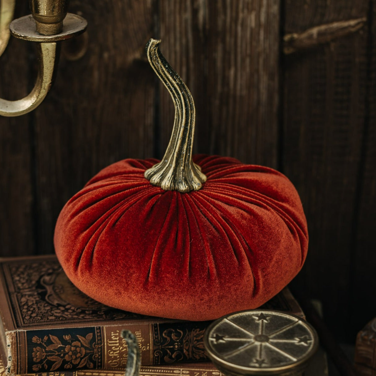 VELVET PUMPKIN ORANGE LARGE