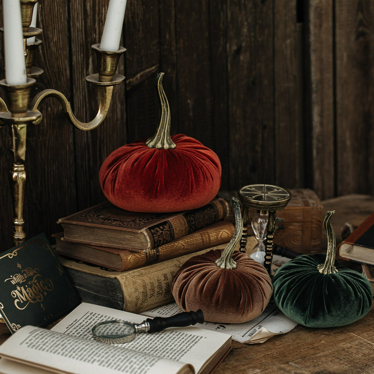 VELVET PUMPKIN ORANGE LARGE