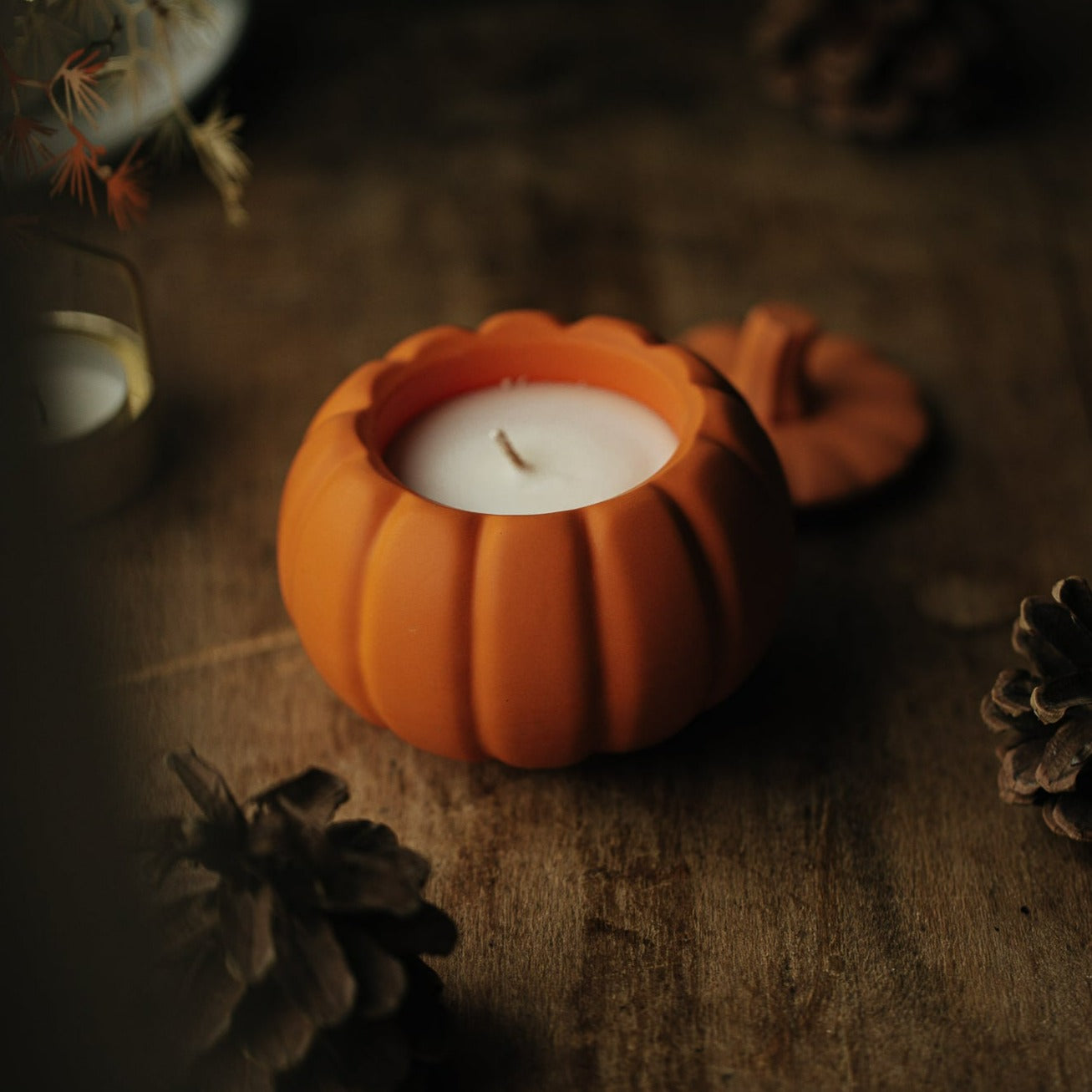Pumpkin scented candle 