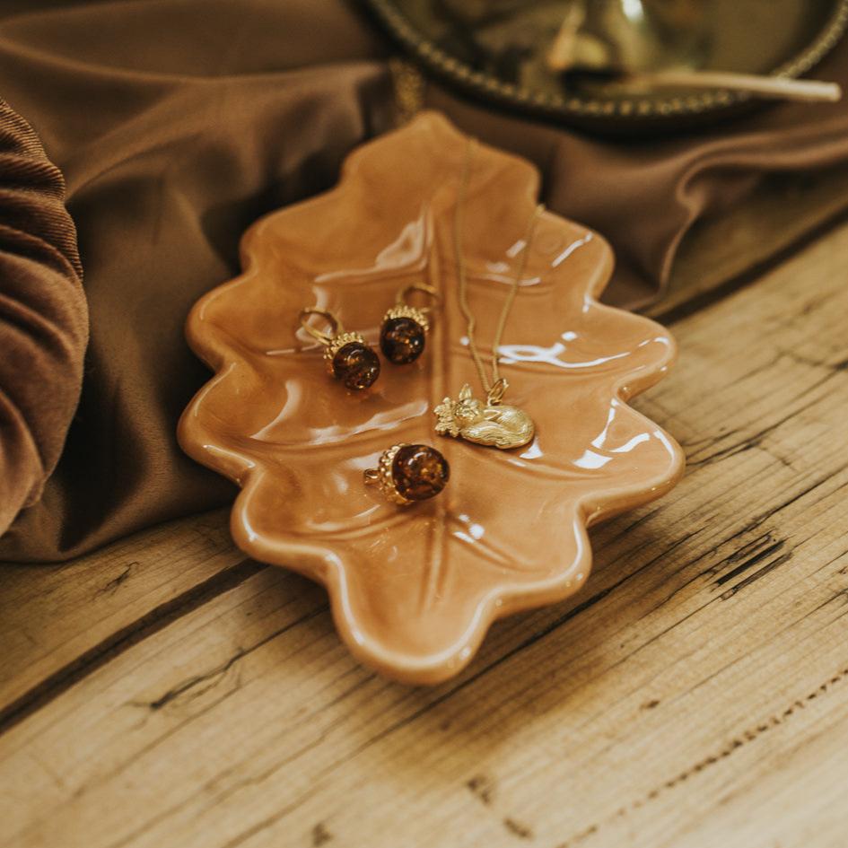 OAK LEAF JEWELRY BOWL 