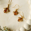 EARRINGS AMBER BEE