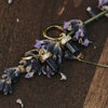 Hoop earrings AMETHYST