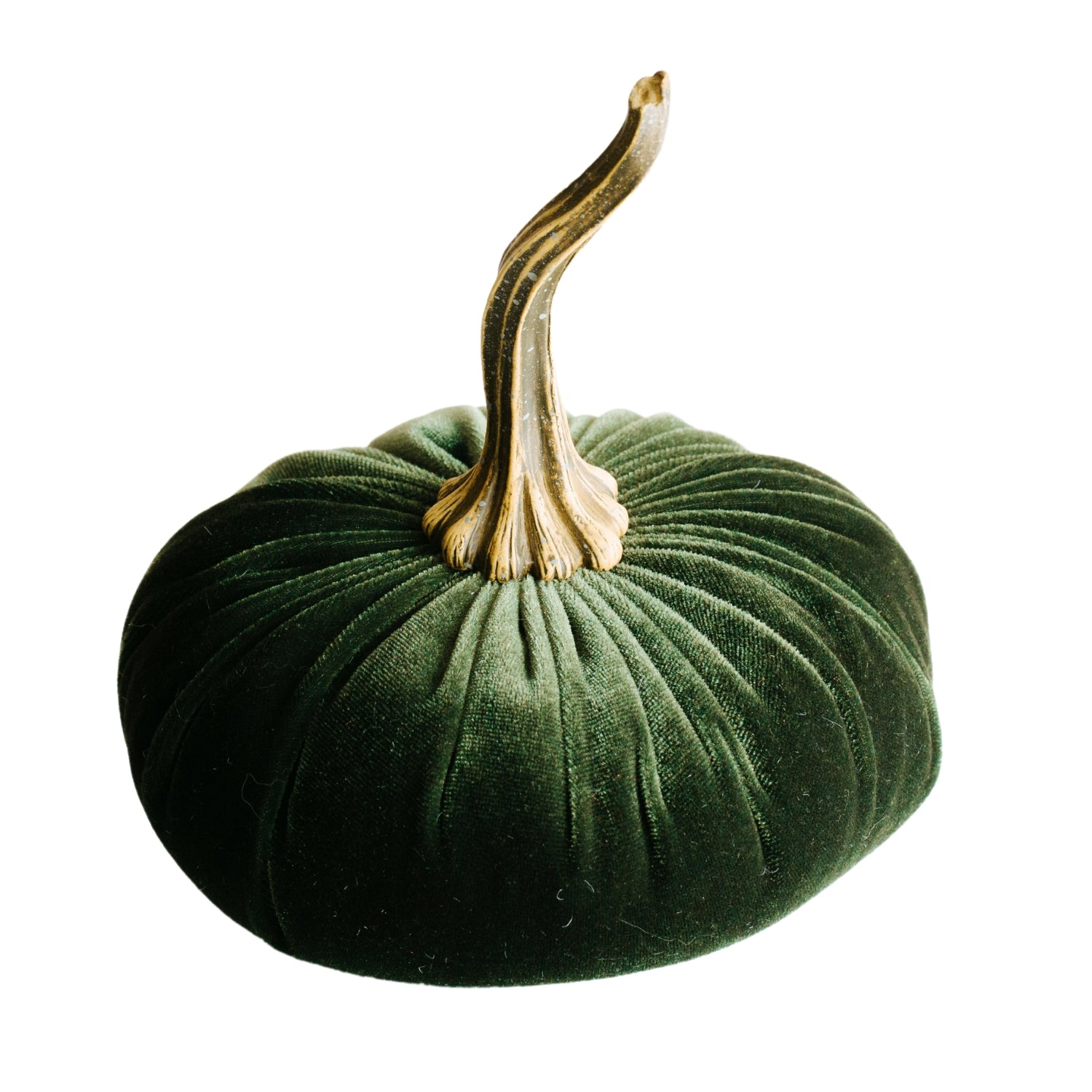 VELVET PUMPKIN FOREST GREEN LARGE