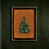 ART PRINT FESTIVE CHRISTMAS TREE