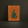 ART PRINT FESTIVE CHRISTMAS TREE