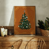 ART PRINT FESTIVE CHRISTMAS TREE