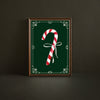 ART PRINT CANDY CANE