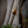 AMBER ACORN PENDANT