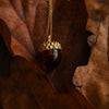 AMBER ACORN NECKLACE