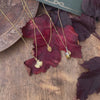 NECKLACE GINKGO LEAF 