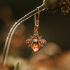 EARRINGS AMBER BEE