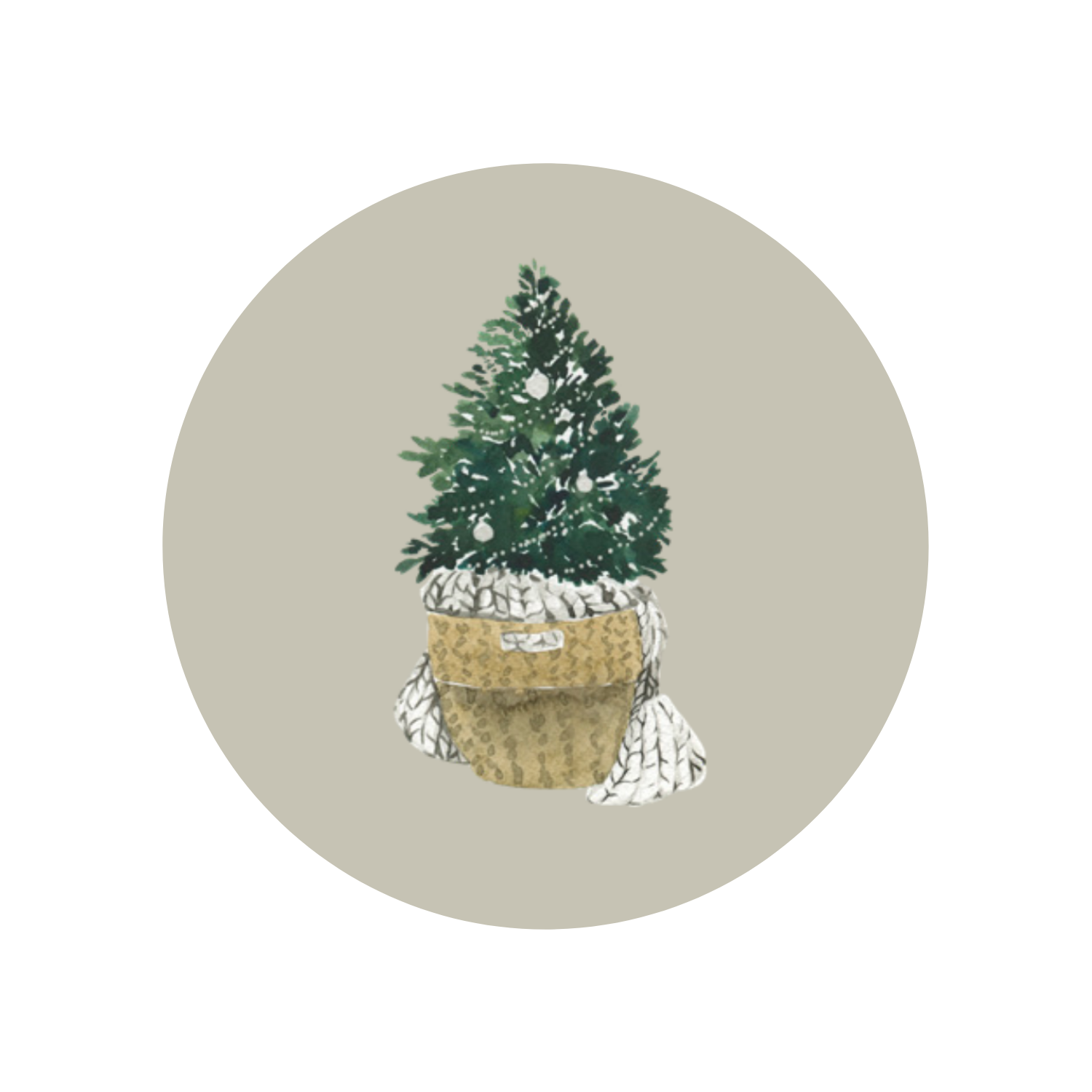 AUFKLEBER TANNENBAUM FLEURISCOEUR