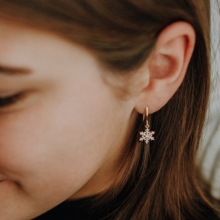 EARRINGS SNOWFLAKE