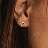 EAR STUDS SMALL LEAVES