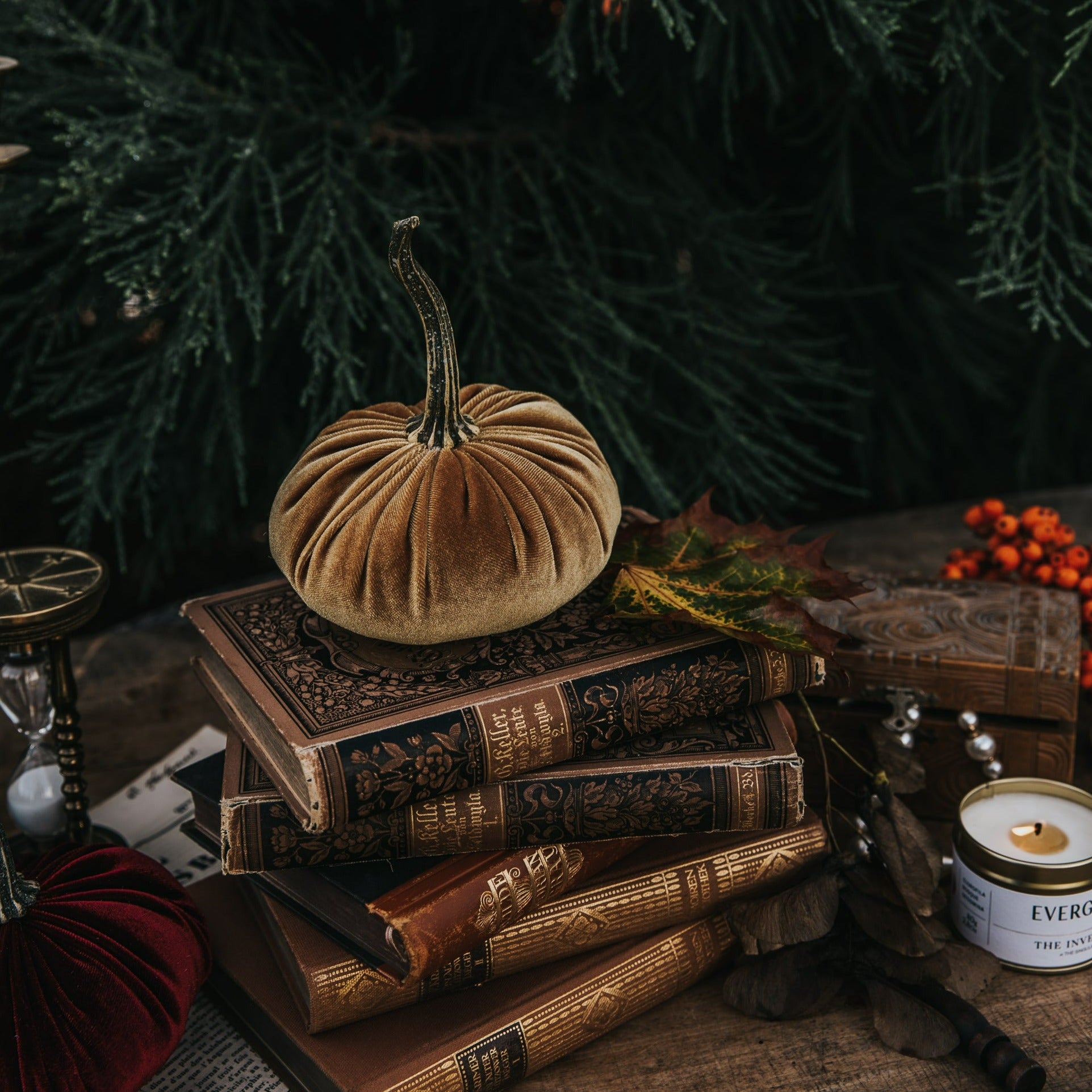 VELVET PUMPKIN GOLD