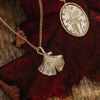 NECKLACE GINKGO LEAF 