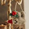 FELT PENDANT SLOTH CHRISTMAS