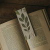 BOOKMARK PRESSED FLOWERS and LEAVES