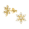 EAR STUDS SMALL SNOWFLAKES