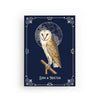 POSTCARD OWL and MOON