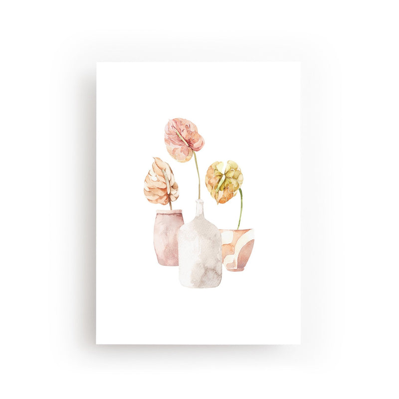 POSTKARTE DESERT FLOWER - FLEURISCOEUR-