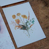 POSTKARTE GELBE BLUMEN - FLEURISCOEUR-