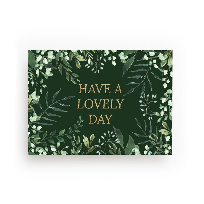 POSTKARTE HAVE A LOVELY DAY - FLEURISCOEUR-