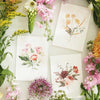 POSTKARTE LILA BLUMEN - FLEURISCOEUR-