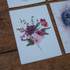 POSTKARTE LILA BLUMEN - FLEURISCOEUR-