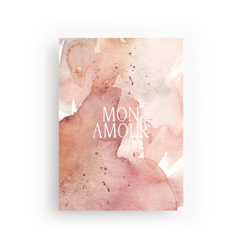 POSTKARTE MON AMOUR - FLEURISCOEUR-